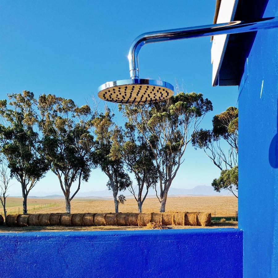 Die Blouhuis Farmhouse Retreat With A Hot Tub Cloeteskraal 外观 照片
